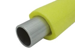 Pack of 10 Yellow 2m Foam Tube Sleeves
