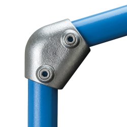 124 Variable Elbow (15-60 Degree Angle) Tube Clamp - Size 3 42.4mm O/D