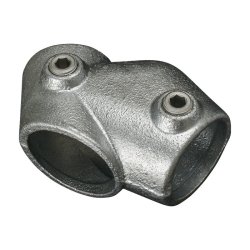 129 Adjustable Short Tee (30-60 Degrees) Tube Clamp - Size 3 42.4mm O/D