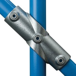 130 Adjustable Cross (Middle Rail) (30-45 Degrees) Tube Clamp - Size 4 48.3mm O/D