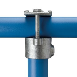135 Clamp on Tee (1 Bolt) Tube Clamp - Size 3 42.4mm O/D