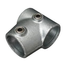 153 Short Slope Tee (0-11 Degrees) Tube Clamp - Size 4 48.3mm O/D