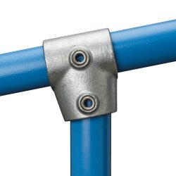 153 Short Slope Tee (0-11 Degrees) Tube Clamp - Size 3 42.4mm O/D