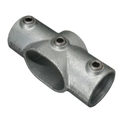 156 Slope Cross (Middle Rail) (0-11 Degrees) Tube Clamp - Size 4 48.3mm O/D