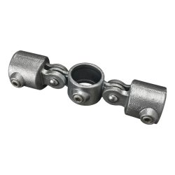 167 Double Swivel Connection Tube Clamp - Size 4 48.3mm O/D