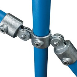 167 Double Swivel Connection Tube Clamp - Size 4 48.3mm O/D
