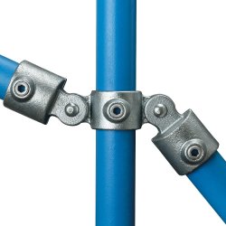 167 Double Swivel Connection Tube Clamp - Size 3 42.4mm O/D