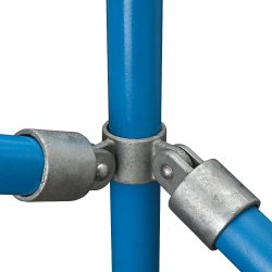 168 90 Degree Corner Double Swivel Combination Tube Clamp - Size 4 48.3mm O/D