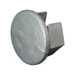 184 Metal Plug Cap Tube Clamp - Size 3 42.4mm O/D