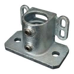 242 Base Flange with Toe Board Fixing Tube Clamp - Size 4 48.3mm O/D