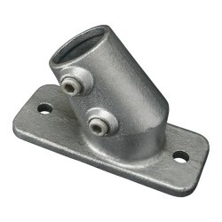 251 Slope Base Flange (30-45 Degrees) Tube Clamp - Size 4 48.3mm O/D