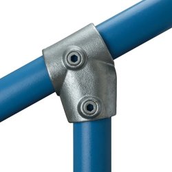 253 Slope Short Tee (11-29 Degrees) Tube Clamp - Size 3 42.4mm O/D