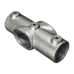 256 Slope Cross (Middle Rail) (11-29 Degrees) Tube Clamp - Size 3 42.4mm O/D
