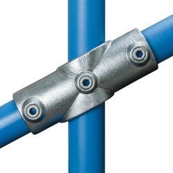 256 Slope Cross (Middle Rail) (11-29 Degrees) Tube Clamp - Size 3 42.4mm O/D