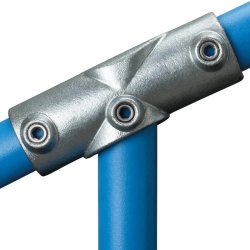 255 Slope Long Tee (11-29 Degrees) Tube Clamp - Size 3 42.4mm O/D