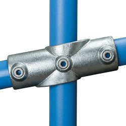 256 Slope Cross (Middle Rail) (11-29 Degrees) Tube Clamp - Size 3 42.4mm O/D