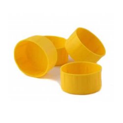 Scaffold Plastic Tube End Caps Bag of 200 in Yellow