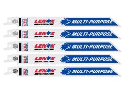 Lenox Multi Purpose 8 10TPI Blades for Makita Reciprocating Saw Pack of 5