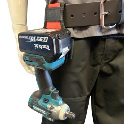 Connell Belt Holder for Impact Wrench - Black & Orange