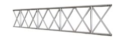 1m Aluminium X Beam - 750 Deep