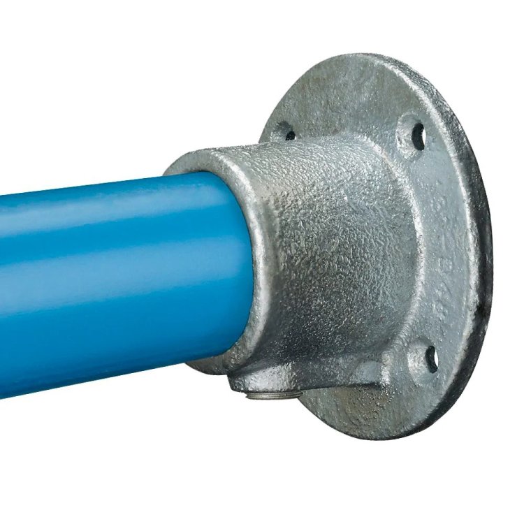 131 Wall Flange Tube Clamp - Size 4 48.3mm O/D